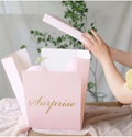 20" Pink "Surprise" Box With Ribbon