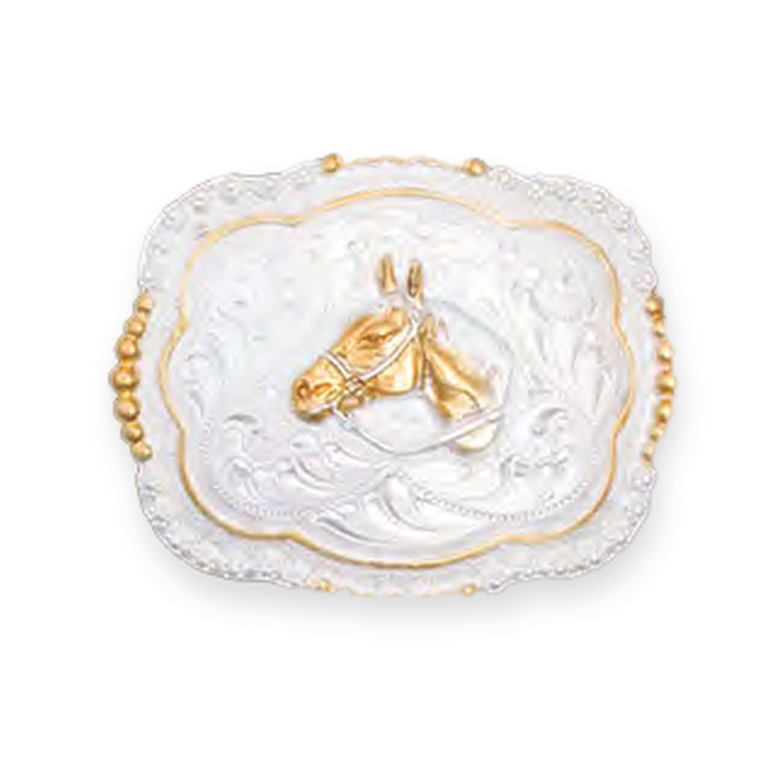 Hebilla caballo, código 220611, fondo blanco, Estrella V