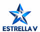 Logotipo oficial Estrella V, estrella azul y plateada